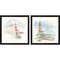 Seaside Journey A by Lisa Audit, 2 Piece Black Framed Art Set